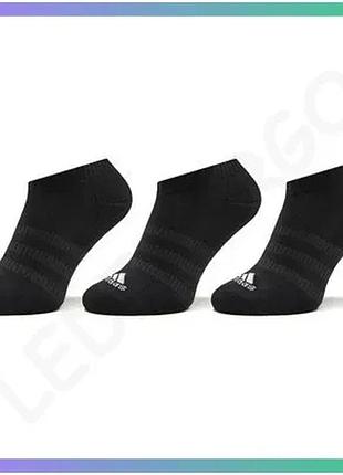 Низкие спортивные шкарпетки adidas c spw low 3p черные 3 пары для активного отдыха унисекс sku_ic1332