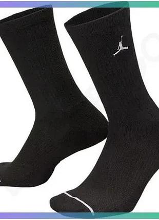 Шкарпетки nike u j ed cush ply crew чорні 42-46 унісекс амортизаційні спортивні шкарпетки sku_hv6228-010