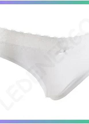 Трусы fashion lady sli slip f желтые белые бирюзовые l 100% хлопок для женщин комплект 3 пары sku_12890383-3