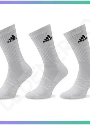 Шкарпетки adidas c spw crw 3p белые черные унисекс 46-48 спортивные носки три пары sku_ht3446