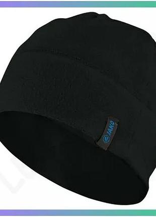 Шапка jako fleece cap чорна мікрофлісова для дітей комфортна водостійка з логотипом jako sku_1224-08