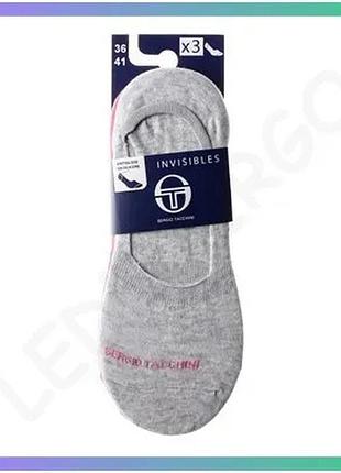 Шкарпетки sergio tacchini 3-pack жін 36-41 білий рожевий сірий спортивні шкарпетки для активного відпо sku_13892259-1