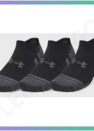 Шкарпетки under armour performance tech 3pk ns черные унисекс xl для спорта и активного отдыха sku_1379503-001