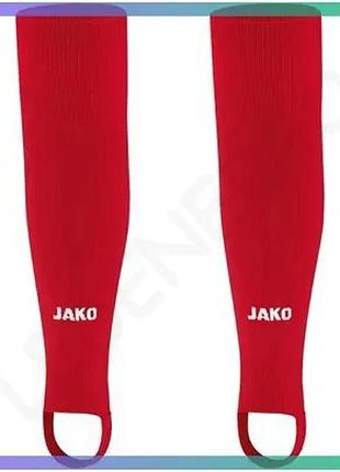 Гетри jako glasgow 2.0 без шкарпетки червоні для дітей s до 120см футбольні гетри для тренувань sku_3414-01