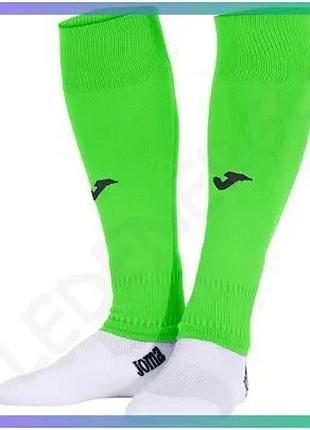 Гетри joma leg ii без шкарпетки салатові для футболу чоловічі 39-42 дихаючі еластичні гетри sku_401533.020