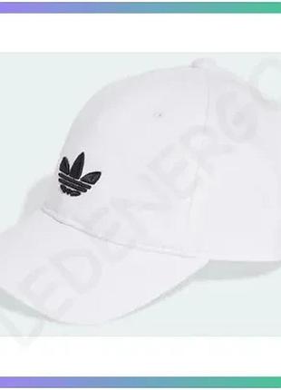 Кепка adidas baseball cap ac белая для детей 51-53 см спортивная бейсболка из 100% хлопка sku_jc6025