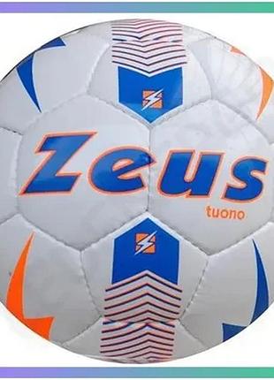 Футбольний м'яч zeus pallone tuono мультиколор для чоловіків 4 розмір 100% термополіуретан для гри sku_z00337