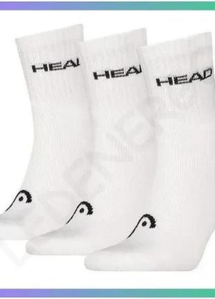 Шкарпетки head elements all sports short crew 3p чоловічі білий 35-38 для спорту та повсякденного вико sku_701229009-002