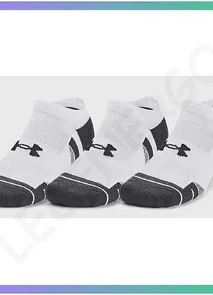 Шкарпетки under armour performance tech 3pk ns белые унисекс для спорта и активного отдыха sku_1379503-100