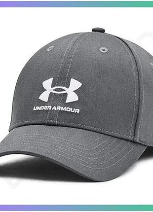 Кепка under armour mens sportstyle lockup adj сірий унісекс спортивний головний убір для захисту від с sku_1381645-012