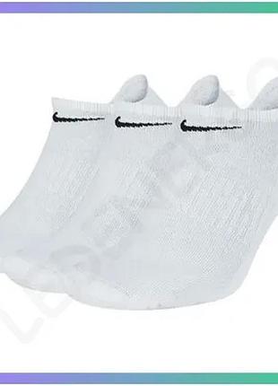 Шкарпетки nike u nk everyday cush ns 3pr 132 белые 46-50 для спорта и активного отдыха унисекс sku_sx7673-100