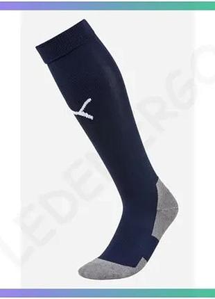 Гетри puma team liga socks core унисекс синий 43-46 для футбола спортивные гетры sku_703441-06