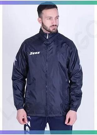 Вітровка zeus k-way rain чоловіча синя xxl для тренувань захист від вітру та дощу sku_z00313