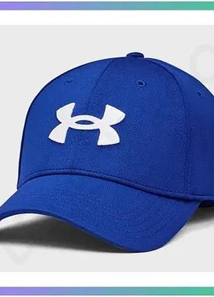 Кепка under armour men's blitzing синяя l/xl спортивная кепка для мужчин с логотипом sku_1376700-400