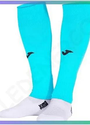 Гетры joma leg ii без носка бирюзовые для футбола 39-42 унисекс эластичные спортивные гетры sku_401533.010