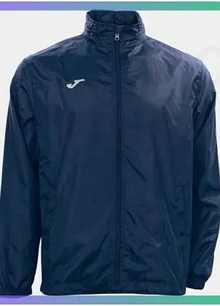 Вітровка joma iris темно-синя для чоловіків 2xl з капюшоном і кишенями для футболу та активного відпоч sku_100087.300