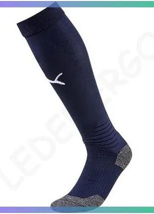 Гетры puma team liga socks темно-синие для футбола размер 35-38 унисекс спортивные шкарпетки sku_703438-06