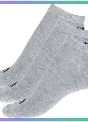 Спортивные шкарпетки head sneaker 3ppk unisex серые 35-38 для тренировок и повседневного использования sku_761010001-400