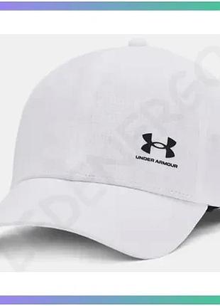 Кепка under armour iso-chill armourvent adjustable біла спортивна кепка для чоловіків унісекс sku_1383440-100