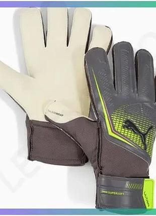 Воротарские рукавицы puma ultra play rc серые 11 для тренировок с хорошим сцеплением и комфортом sku_041952-07