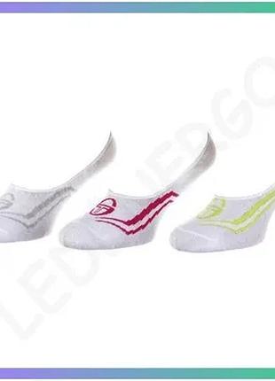 Шкарпетки sergio tacchini 3-pack білий жіночі 36-41 спортивні носки для комфорту та активного відпочин sku_13050380-1