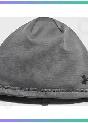 Шапка ua storm beanie under armour сірий чоловіча одноразова спортивна шапка для активного відпочинку sku_1365918-025