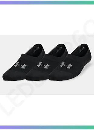 Шкарпетки under armour breathe lite ultra low 3p чорні для жінок sm спортивні шкарпетки для активного sku_1370075-001
