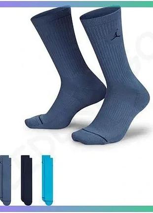 Шкарпетки nike u j ed cush poly crew 3pr 38-42 унисекс амортизирующие для спорта и повседневной носки sku_dx9632-907