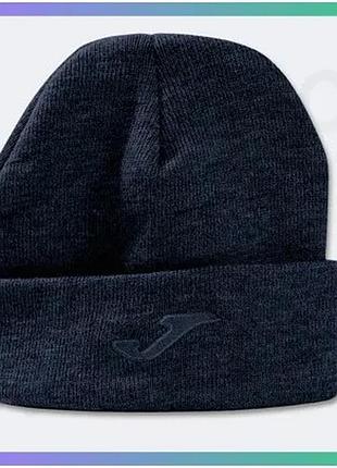 Шапка joma gorro темно-синяя для детей спортивная стильная шапка с хорошей вентиляцией sku_400360.331