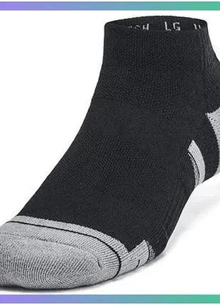 Шкарпетки under armour perf tech 6pk low черные унисекс для спорта и активного отдыха sku_1386244-001