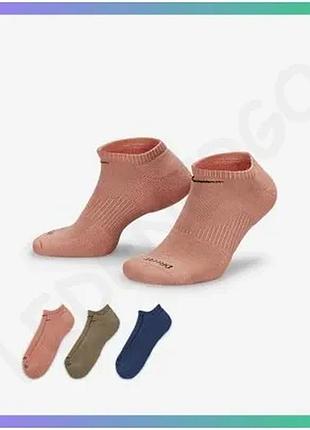 Шкарпетки nike u nk everyday plus cush ns 3pr мультиколор 38-42 для спорта и повседневной носки sku_sx6889-955