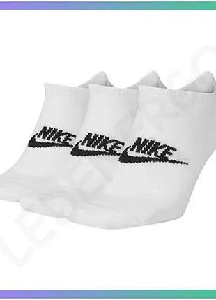 Шкарпетки nike u nk nsw everyday essential ns белые унисекс 42-46 для занятий спортом 3 пары sku_dx5075-100