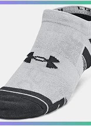 Шкарпетки under armour perf tech 6pk ns белые черные серые унисекс для спорта и активного отдыха sku_1386243-011