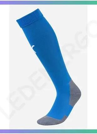 Гетры puma team liga socks core голубые унисекс 43-46 для футбола и тренировок спортивные носки sku_703441-02