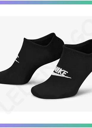 Шкарпетки nike nsw everyday essential черные унисекс 38-42 для спорта и повседневной носки 3 пары sku_dx5075-010