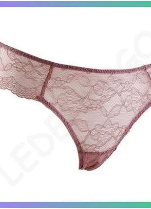 Трусы infinitif slip-x1-femme темно-розовые для женщин m бразильяна из эластичного кружевного материал sku_19890793-1