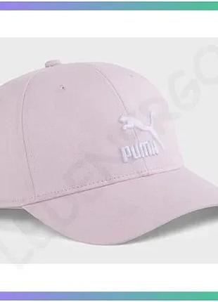 Кепка puma archive logo bb cap рожевий унісекс з прямим козирком для спорту та повсякденного носіння sku_022554-27