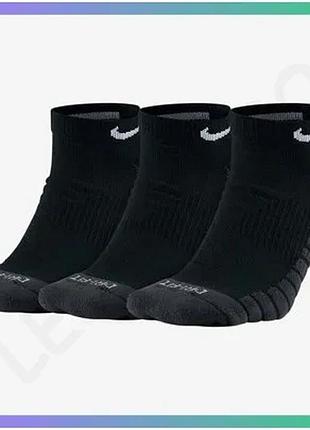 Шкарпетки nike u nk everyday max cush ns 3pr чорні унісекс 46-50 для спорту з амортизацією та комфорто sku_sx6964-010