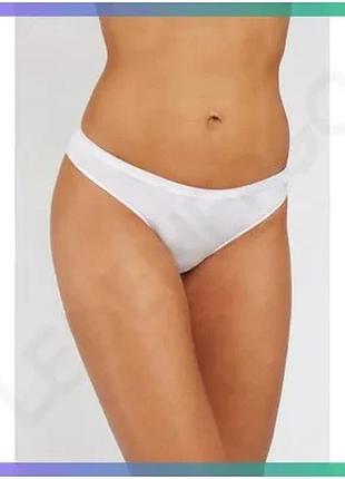 Трусы-сліпи kappa slip mini белые женские m для спорта из хлопка и эластана sku_k2201 bianco