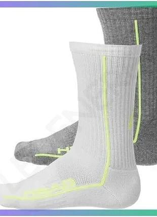Шкарпетки head all sports performance crew 2p сірі білі чоловічі 39-42 для спорту з вологопоглинаючого sku_701229020-004