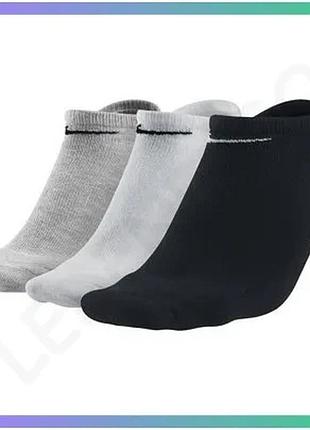 Шкарпетки nike ltwt ns 3pr-value мультиколор 42-46 для активных тренировок унитекс sku_sx2554-901