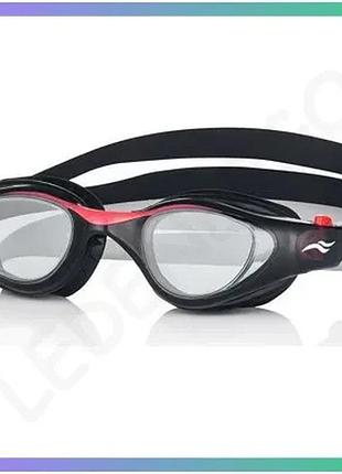 Окуляры для плавания aqua speed maori 5856 черные детские с силиконовым уплотнителем для детей 6-12 ле sku_051-31