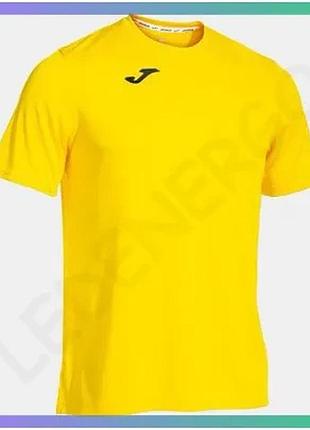 Футболка joma combi желтая для мужчин m 100% полиэстер спортивная футболка для тренировок sku_100052.900
