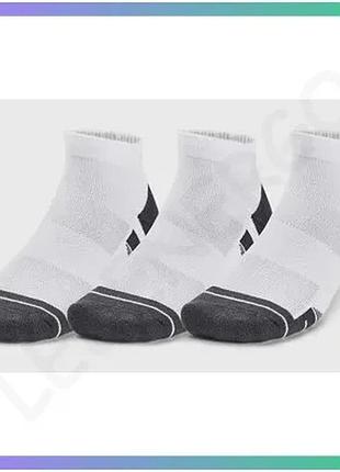 Шкарпетки under armour performance tech 3pk low белые унисекс для спорта и активного отдыха sku_1379504-100