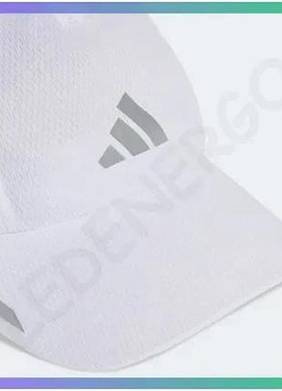 Кепка adidas run mes ca a.r. белая унисекс для бега с сетчатой конструкцией и защитой от солнца sku_hr7053