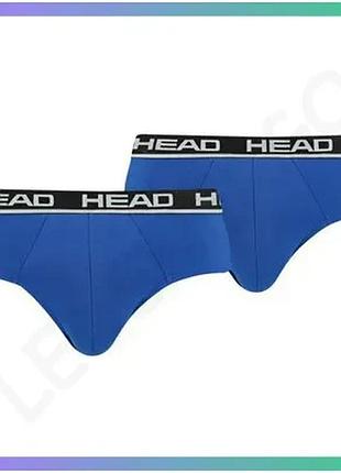 Трусы-брифы head boxer brief 2p синий черный мужские s эластичные для спорта и повседневной носки sku_100001753-001