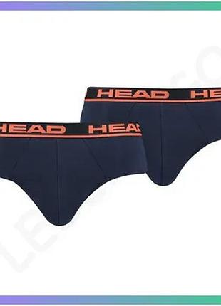 Трусы-брифи head boxer brief 2p синий оранжевый для мужчин размер s комплект 2 штуки sku_100001753-003