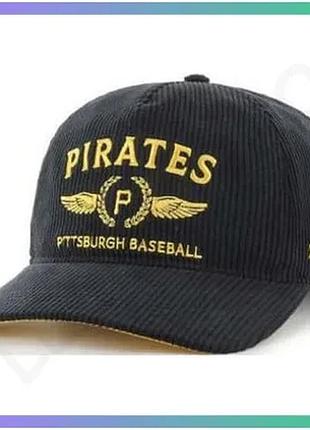 Кепка 47 brand pittsburgh pirates sky high черная унисекс для активного отдыха и повседневной носки sku_skylc20ewp-bk