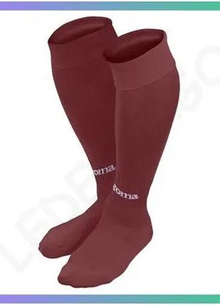 Гетры joma classic ii бордовые для футбола унисекс 28-33 антибактериальные 90% полиамид 10% эластан sku_400054.671