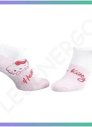Шкарпетки hello kitty белые 35-41 для детей и подростков дышащие комфортные носки sku_13890712-8